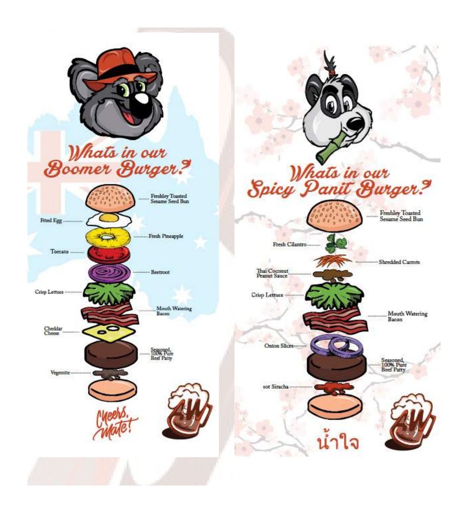 A&W — Specialty burger posters