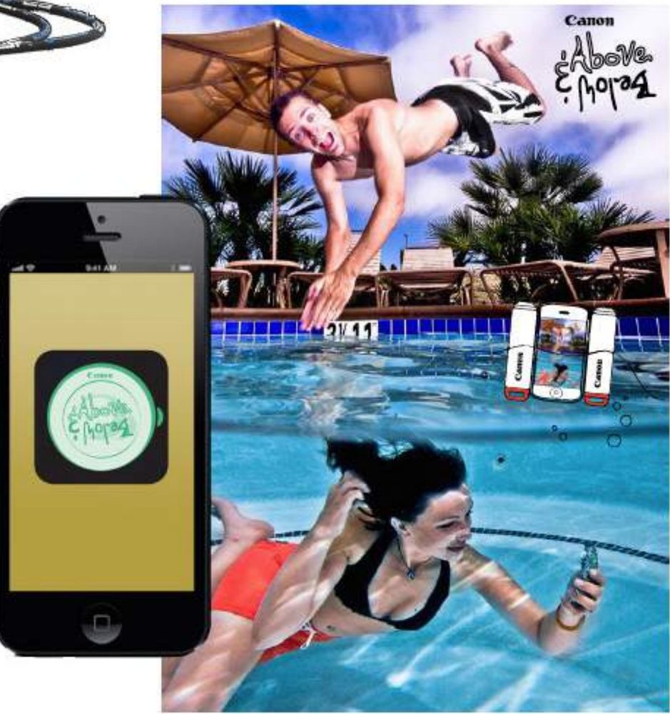 Canon — Poolside ad