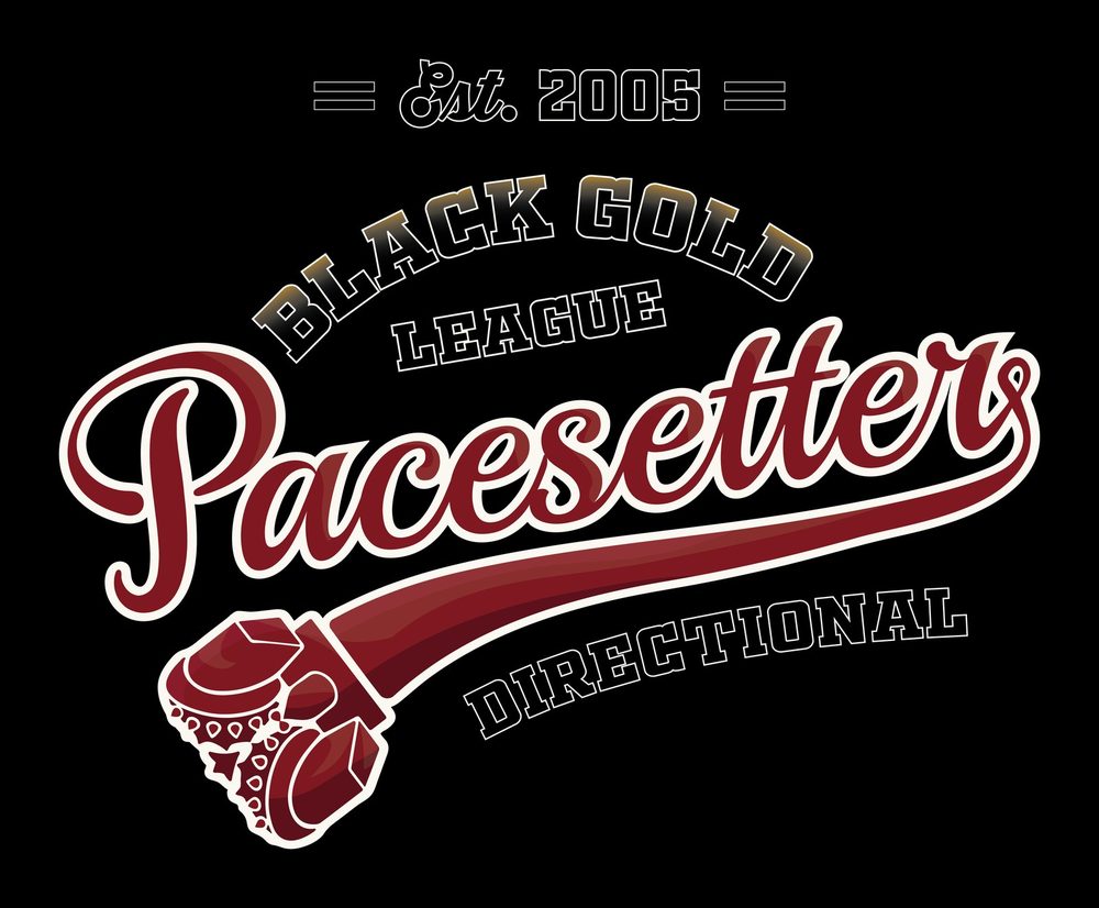 Pacesetter · Black Gold League — Vintage-style team tee