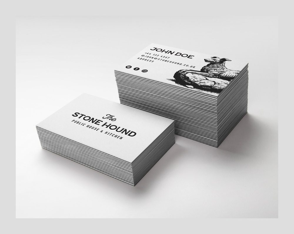 The Stone Hound — Business cards