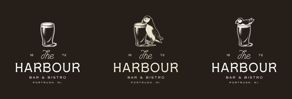 The Harbour Bar — Mark variations on ink