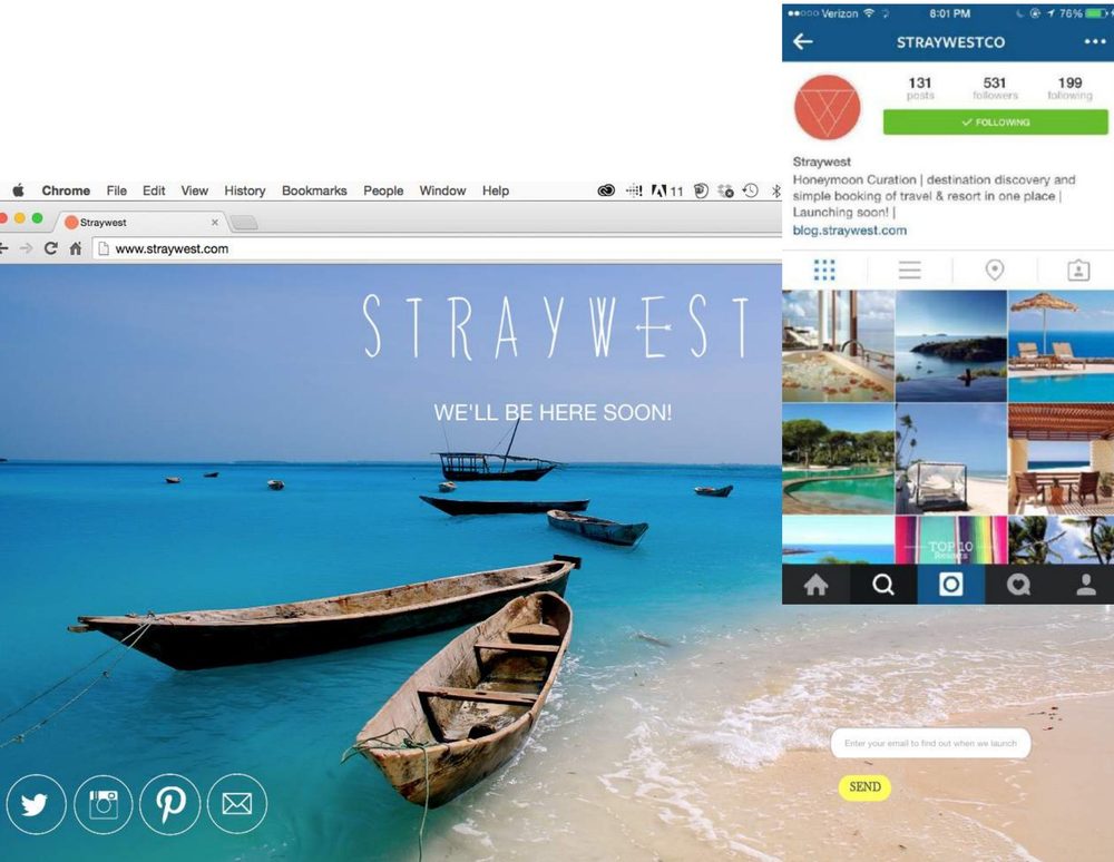 Straywest — Website