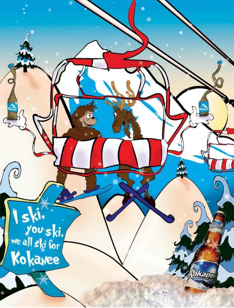 Kokanee — “I ski, you ski”