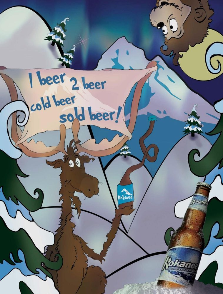 Kokanee — “1 beer, 2 beer”