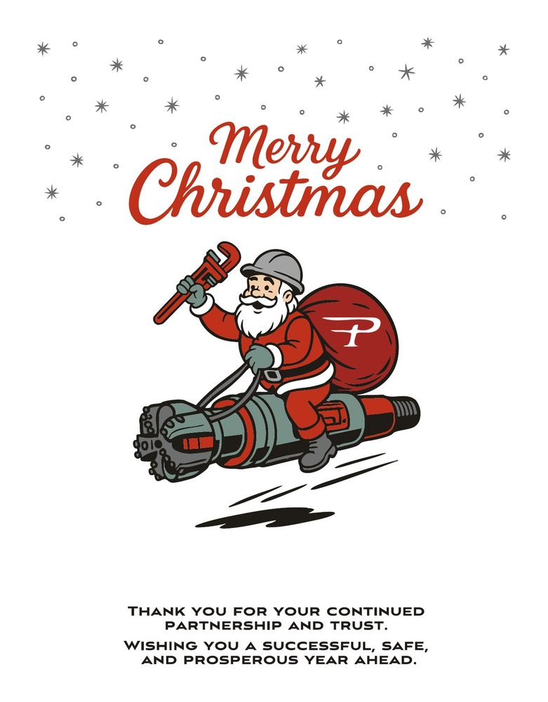 Pacesetter — Roughneck Santa · Christmas card