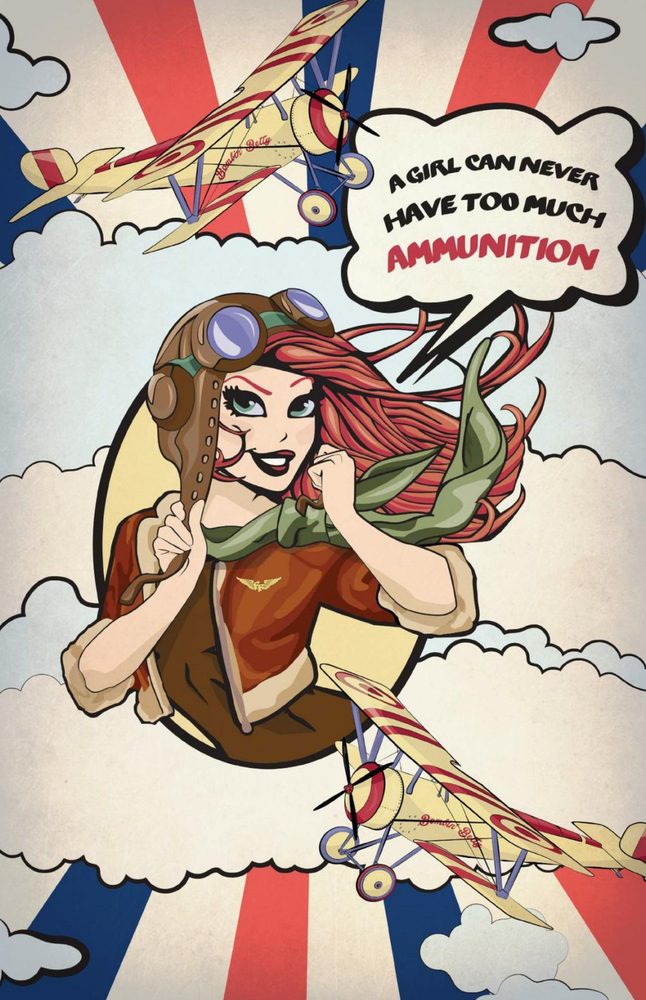 Bombin’ Betty’s Bath Bombs — Character poster